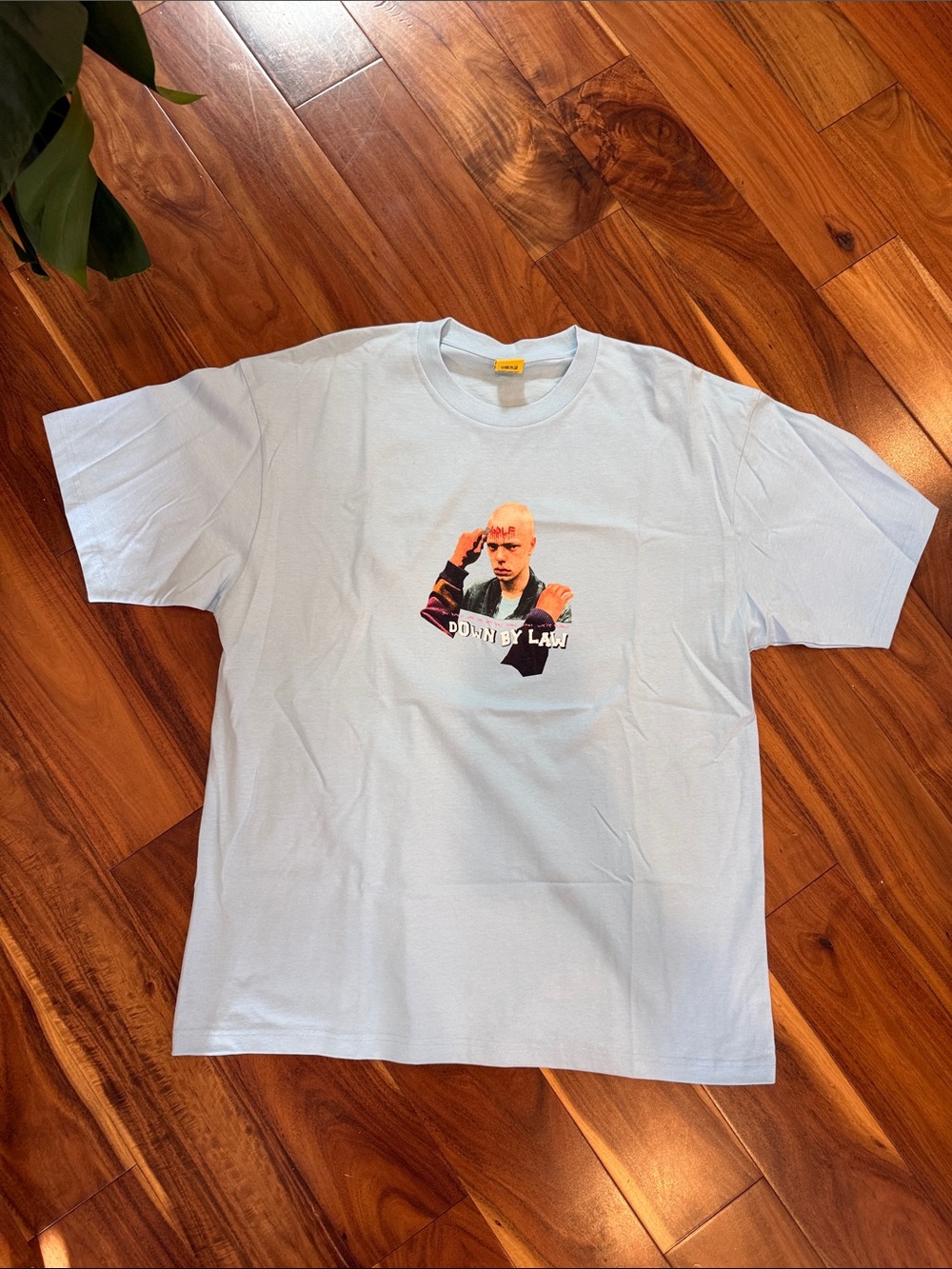 Light Blue Golf Wang Graphic Tee with Portrait Print